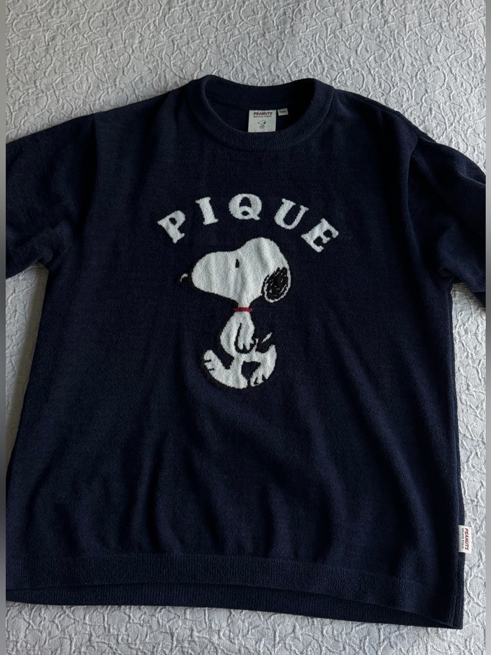 Gelato Pique Kids Navy Snoopy T-shirt